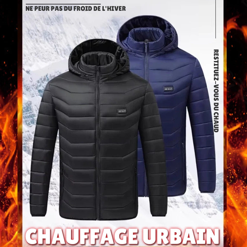 Manteau chauffant 21 zones pour hommes et femmes